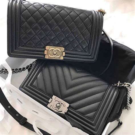 boy chanel handbag black chain fake|false chanel bag.